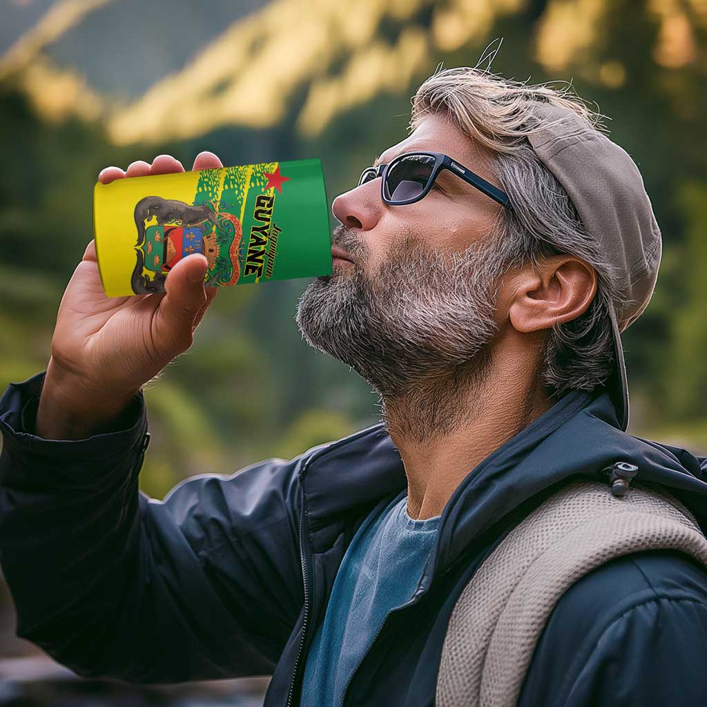 Personalized French Guiana 4 in 1 Can Cooler Tumbler Lagwiyann In My Heart - Wonder Print Shop