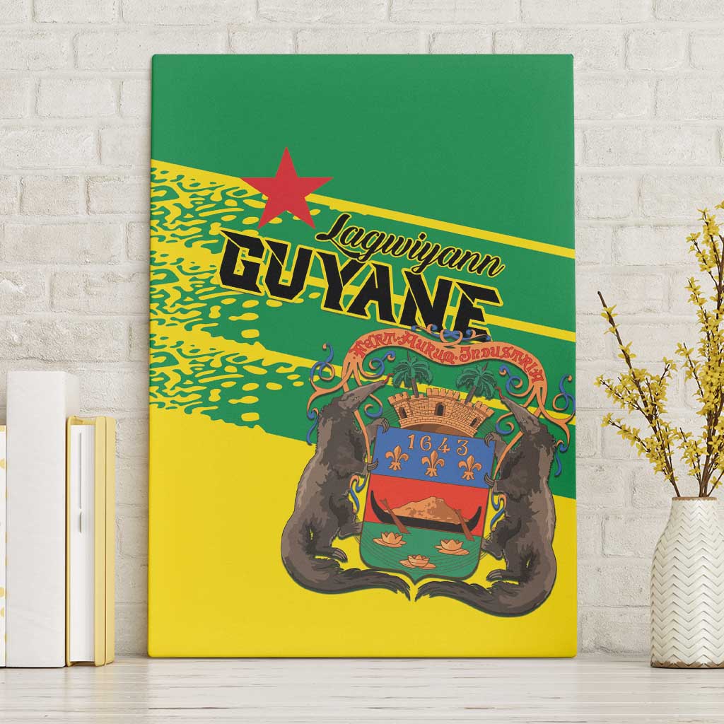 French Guiana Canvas Wall Art Lagwiyann In My Heart - Wonder Print Shop