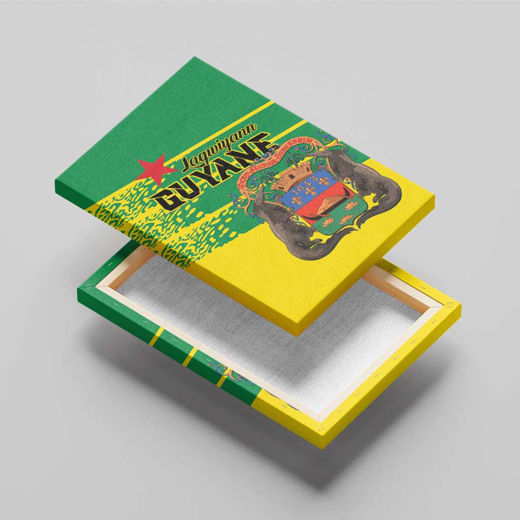 French Guiana Canvas Wall Art Lagwiyann In My Heart - Wonder Print Shop