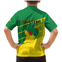 Personalized French Guiana Family Matching Mermaid Dress and Hawaiian Shirt Lagwiyann In My Heart - Wonder Print Shop