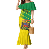 Personalized French Guiana Family Matching Mermaid Dress and Hawaiian Shirt Lagwiyann In My Heart - Wonder Print Shop