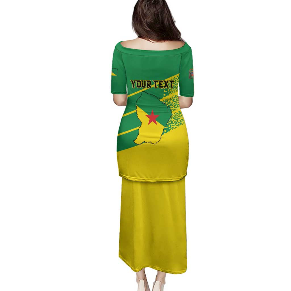 Personalized French Guiana Family Matching Puletasi and Hawaiian Shirt Lagwiyann In My Heart - Wonder Print Shop