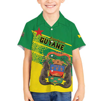Personalized French Guiana Family Matching Puletasi and Hawaiian Shirt Lagwiyann In My Heart - Wonder Print Shop