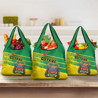 French Guiana Grocery Bag Lagwiyann In My Heart - Wonder Print Shop