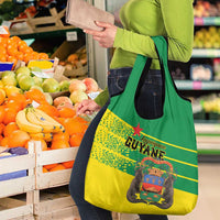 French Guiana Grocery Bag Lagwiyann In My Heart - Wonder Print Shop