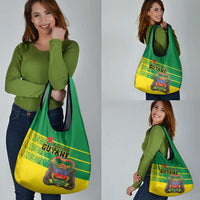 French Guiana Grocery Bag Lagwiyann In My Heart - Wonder Print Shop