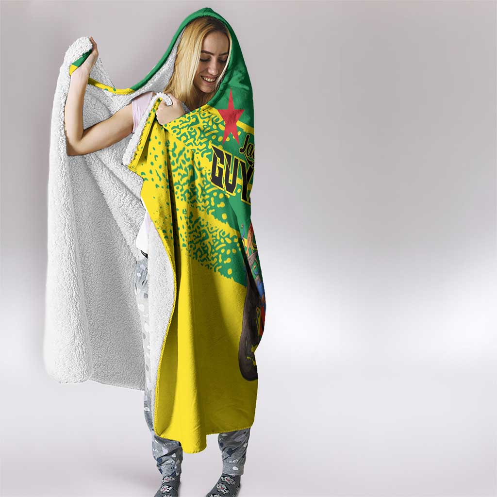 French Guiana Hooded Blanket Lagwiyann In My Heart - Wonder Print Shop