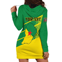 Personalized French Guiana Hoodie Dress Lagwiyann In My Heart - Wonder Print Shop