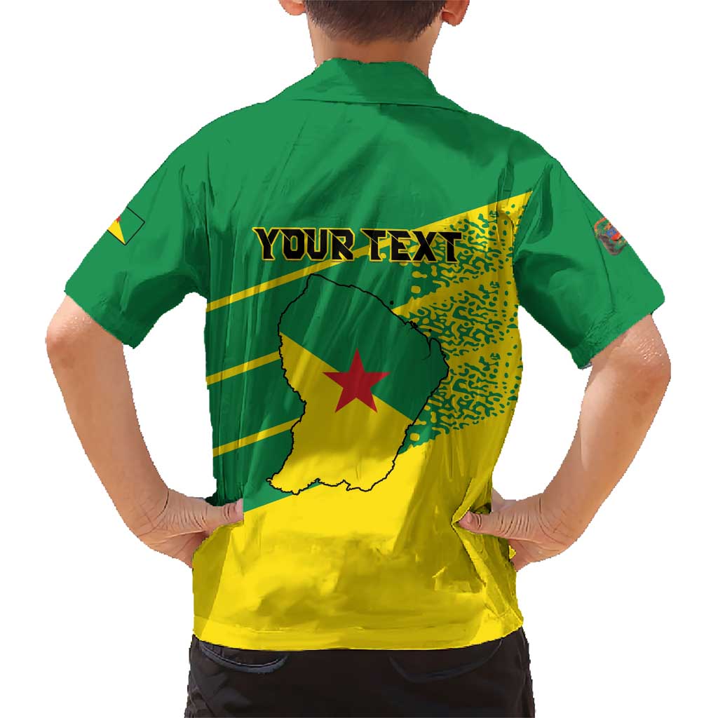 Personalized French Guiana Kid Hawaiian Shirt Lagwiyann In My Heart - Wonder Print Shop