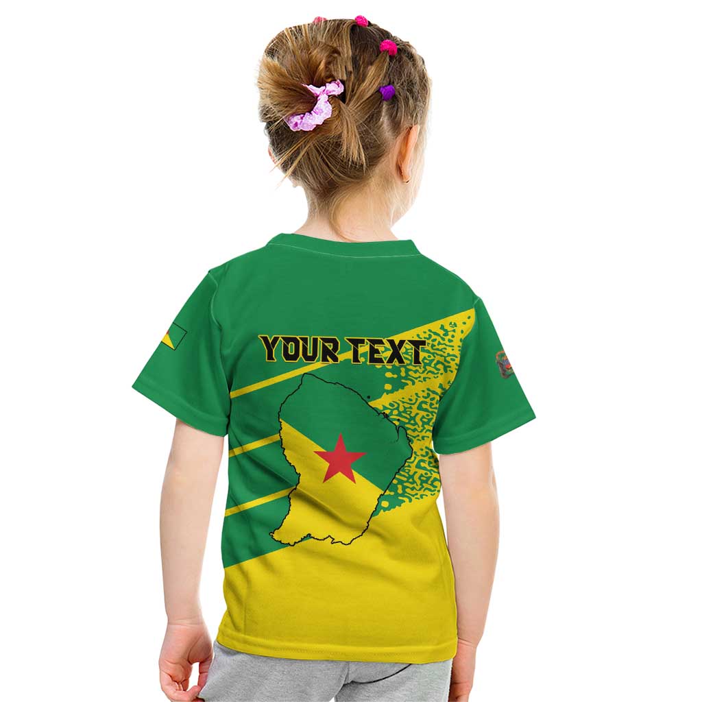 Personalized French Guiana Kid T Shirt Lagwiyann In My Heart - Wonder Print Shop