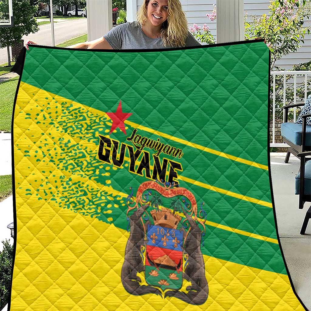 French Guiana Quilt Lagwiyann In My Heart - Wonder Print Shop