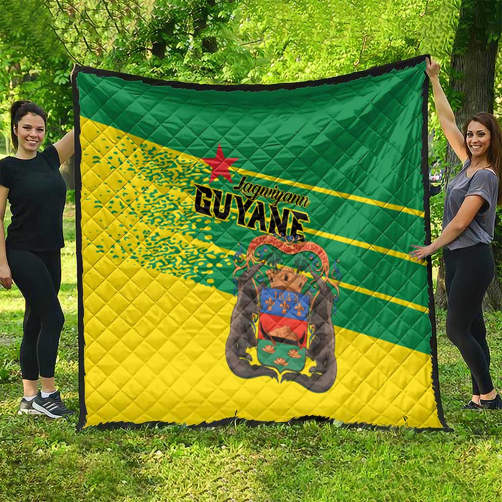 French Guiana Quilt Lagwiyann In My Heart - Wonder Print Shop