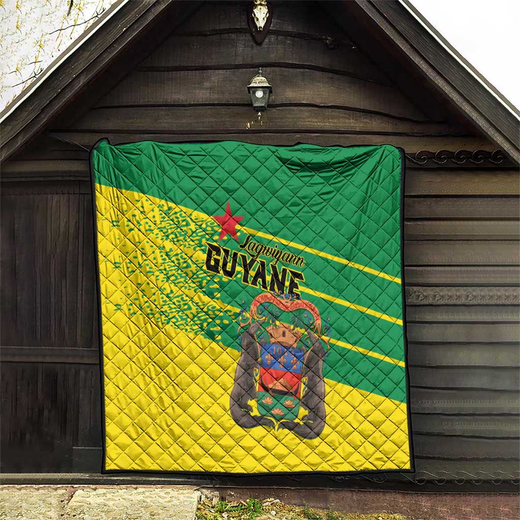 French Guiana Quilt Lagwiyann In My Heart - Wonder Print Shop