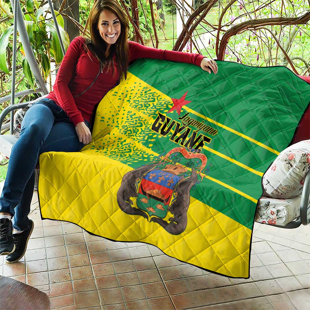 French Guiana Quilt Lagwiyann In My Heart - Wonder Print Shop