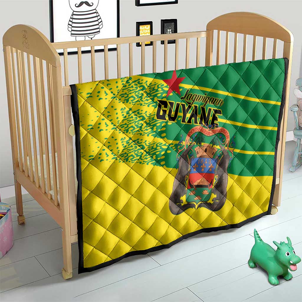 French Guiana Quilt Lagwiyann In My Heart - Wonder Print Shop