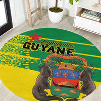French Guiana Round Carpet Lagwiyann In My Heart - Wonder Print Shop