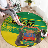 French Guiana Round Carpet Lagwiyann In My Heart - Wonder Print Shop