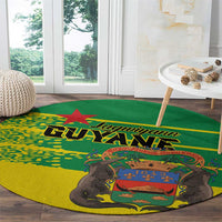 French Guiana Round Carpet Lagwiyann In My Heart - Wonder Print Shop