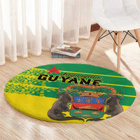 French Guiana Round Carpet Lagwiyann In My Heart - Wonder Print Shop
