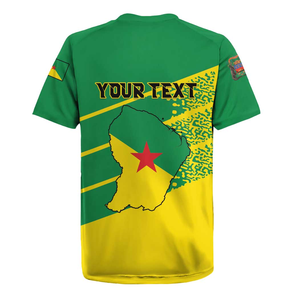 Personalized French Guiana Rugby Jersey Lagwiyann In My Heart - Wonder Print Shop