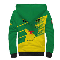 Personalized French Guiana Sherpa Hoodie Lagwiyann In My Heart - Wonder Print Shop