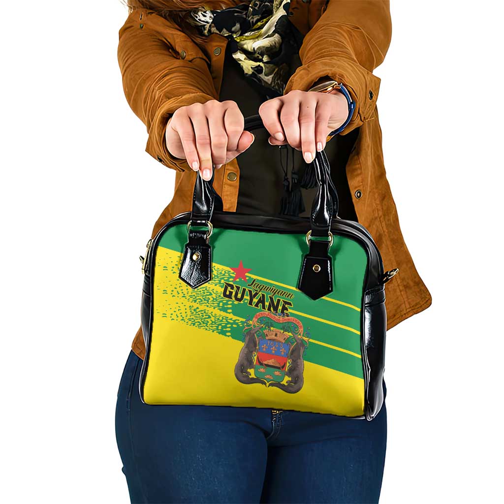 French Guiana Shoulder Handbag Lagwiyann In My Heart - Wonder Print Shop