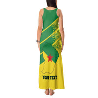 Personalized French Guiana Tank Maxi Dress Lagwiyann In My Heart - Wonder Print Shop
