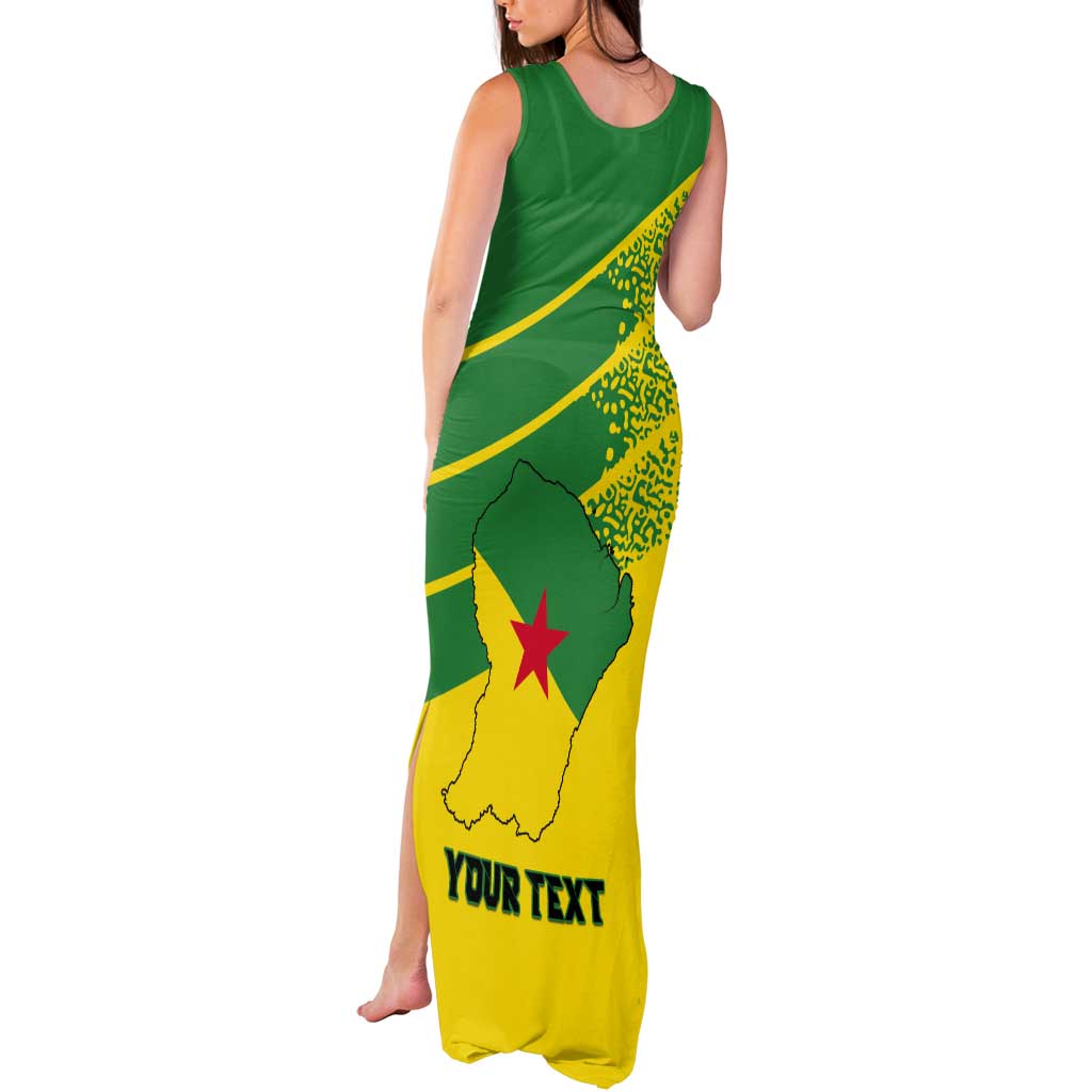 Personalized French Guiana Tank Maxi Dress Lagwiyann In My Heart - Wonder Print Shop