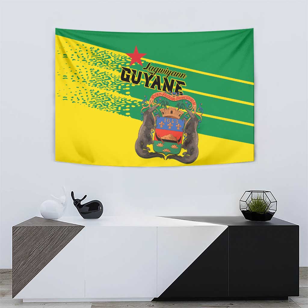 French Guiana Tapestry Lagwiyann In My Heart - Wonder Print Shop