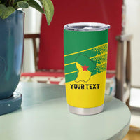 Personalized French Guiana Tumbler Cup Lagwiyann In My Heart - Wonder Print Shop