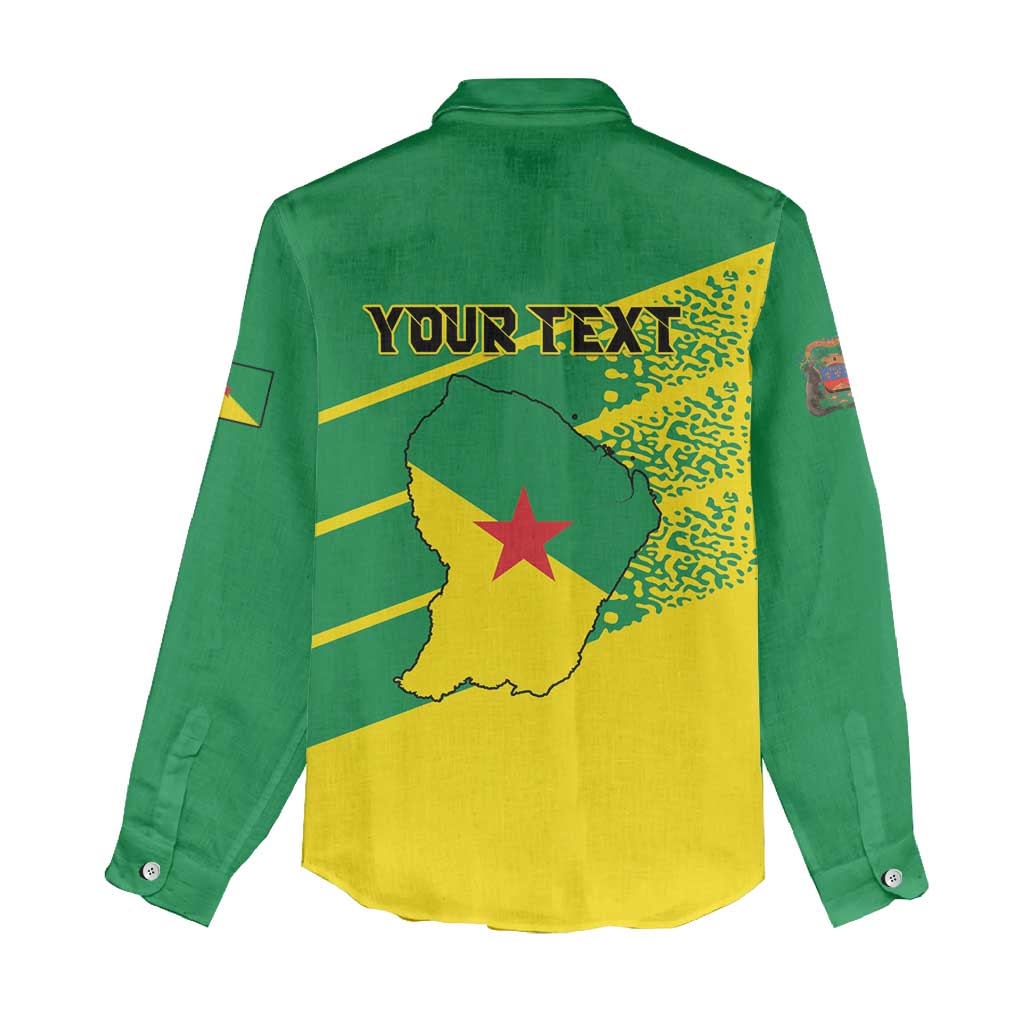 Personalized French Guiana Women Casual Shirt Lagwiyann In My Heart - Wonder Print Shop