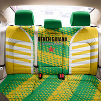 French Guiana Football Back Car Seat Cover Go Les Yana Dokos - Wonder Print Shop