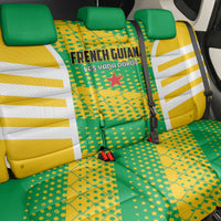 French Guiana Football Back Car Seat Cover Go Les Yana Dokos - Wonder Print Shop