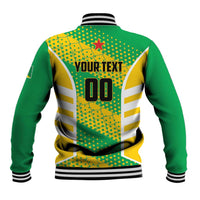 Custom French Guiana Football Baseball Jacket Go Les Yana Dokos - Wonder Print Shop