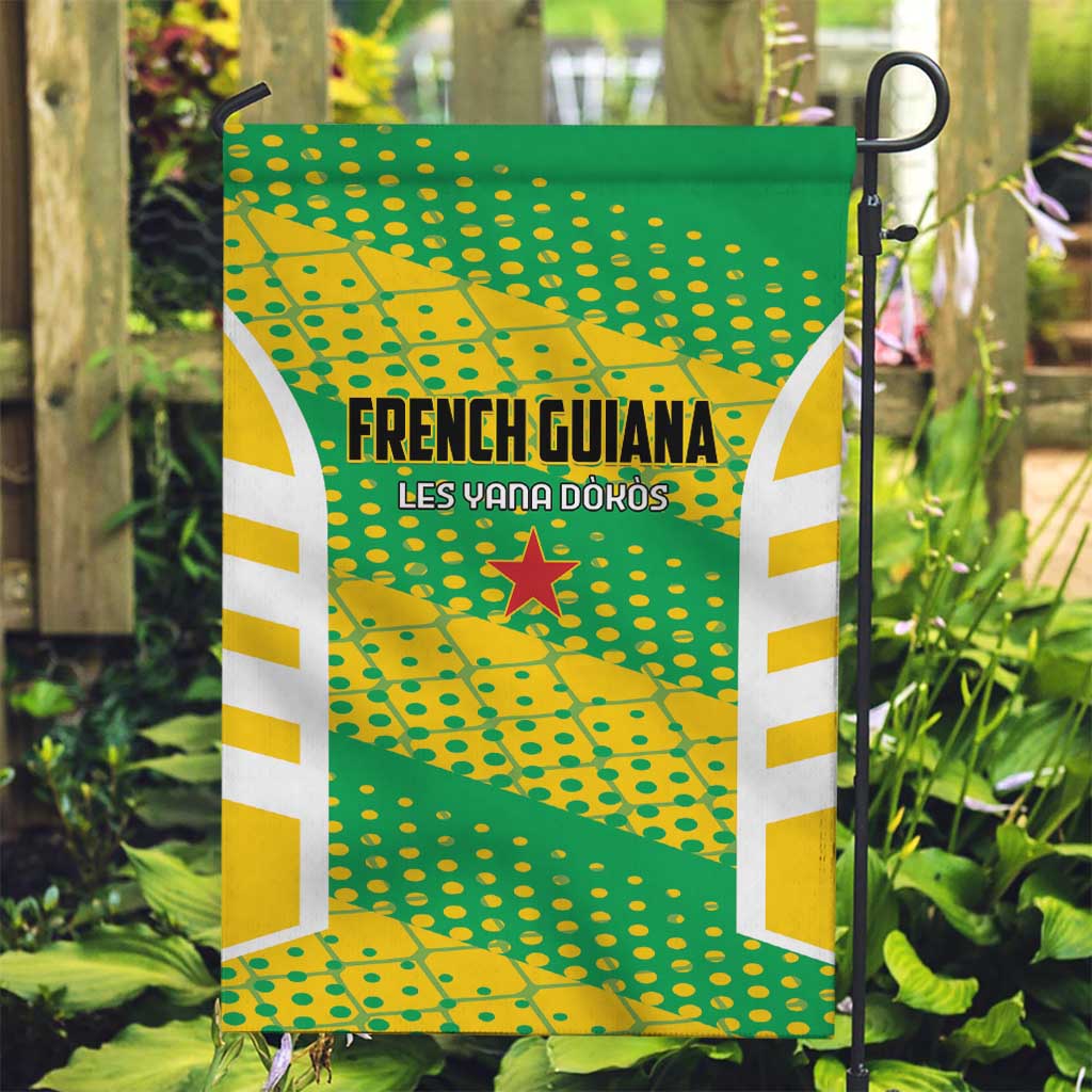 French Guiana Football Garden Flag Go Les Yana Dokos - Wonder Print Shop