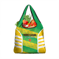 French Guiana Football Grocery Bag Go Les Yana Dokos - Wonder Print Shop