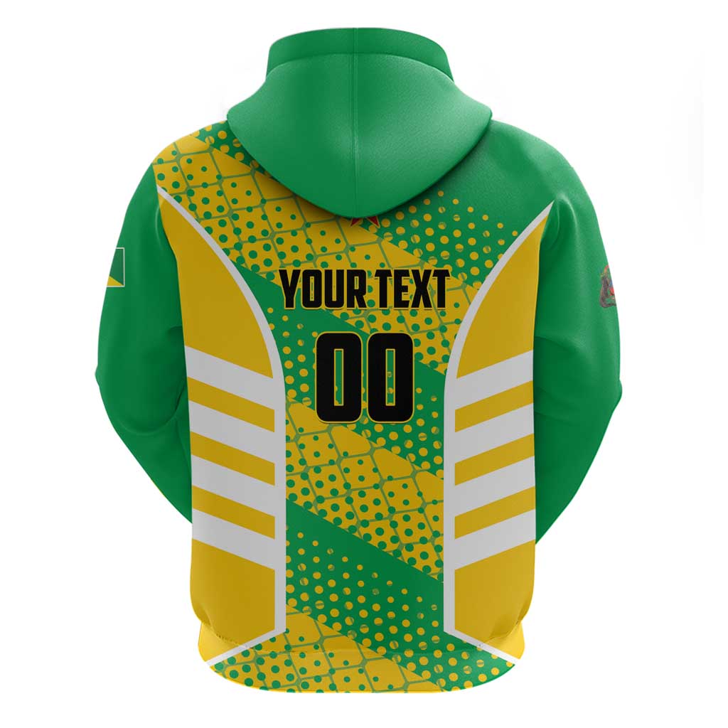 Custom French Guiana Football Hoodie Go Les Yana Dokos - Wonder Print Shop
