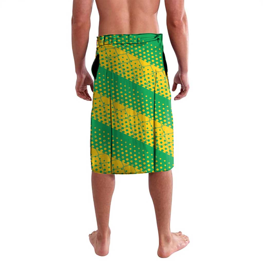 Custom French Guiana Football Lavalava Go Les Yana Dokos - Wonder Print Shop