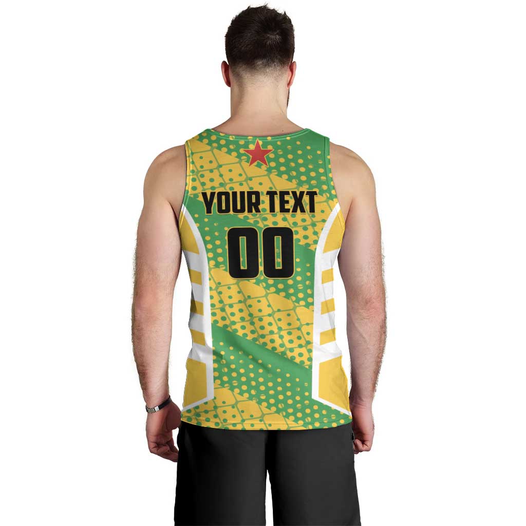 Custom French Guiana Football Men Tank Top Go Les Yana Dokos - Wonder Print Shop
