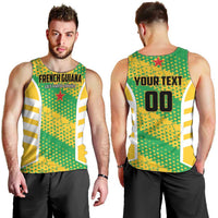Custom French Guiana Football Men Tank Top Go Les Yana Dokos - Wonder Print Shop