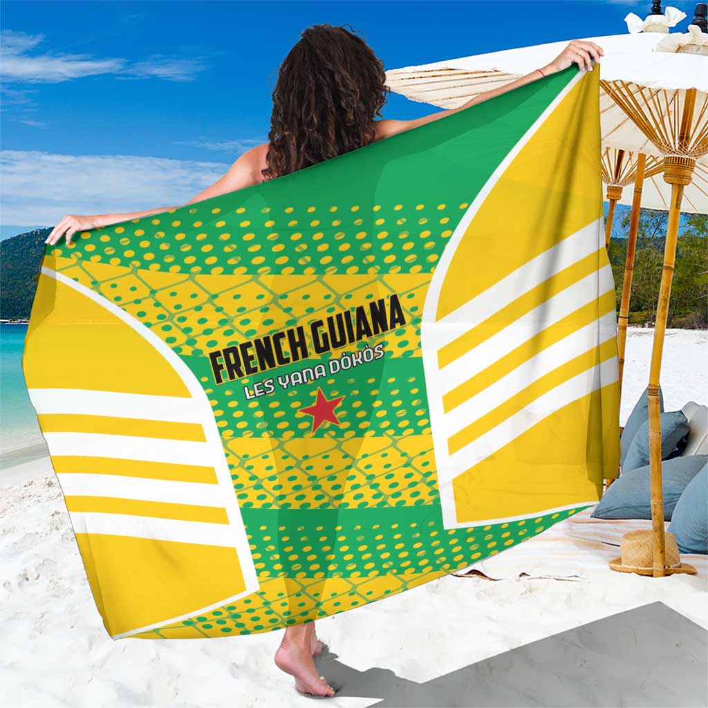 French Guiana Football Sarong Go Les Yana Dokos - Wonder Print Shop