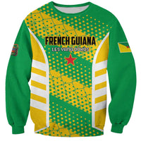 Custom French Guiana Football Sweatshirt Go Les Yana Dokos - Wonder Print Shop