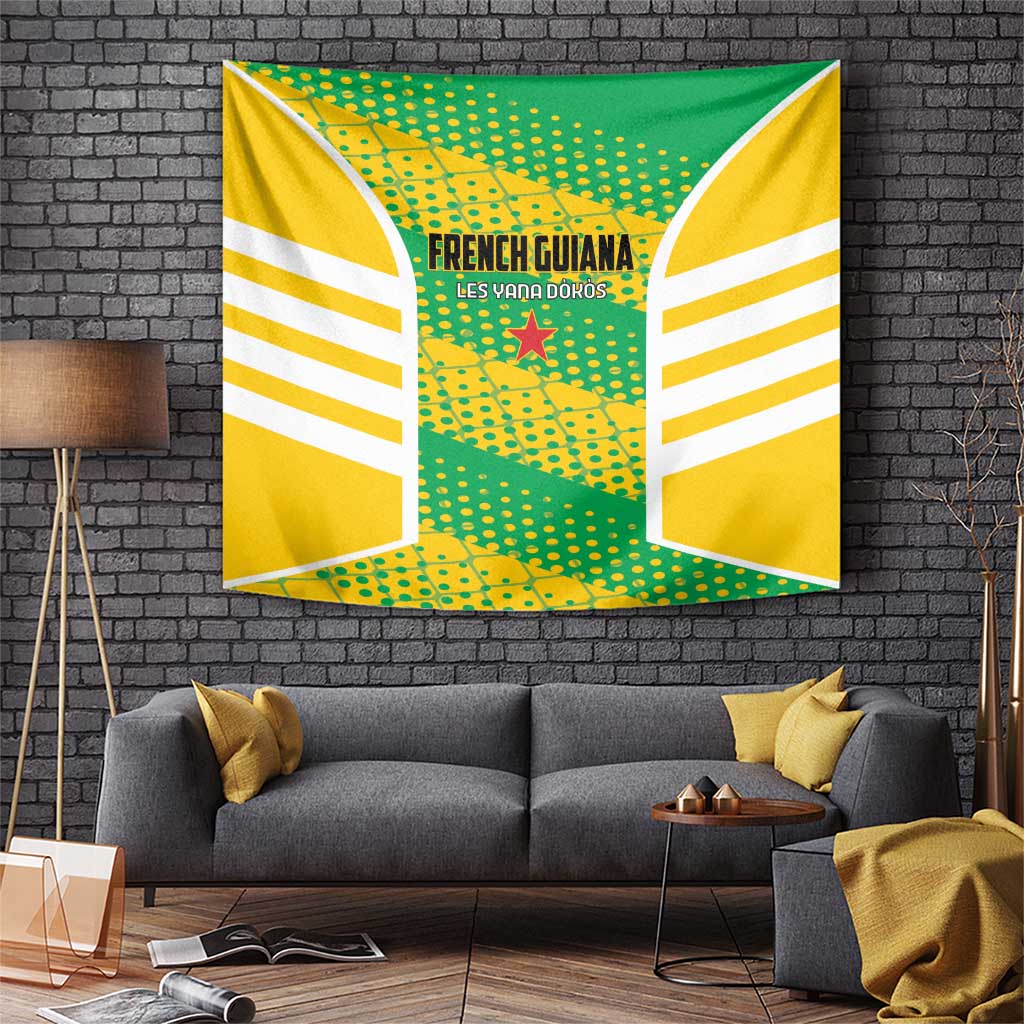 French Guiana Football Tapestry Go Les Yana Dokos - Wonder Print Shop