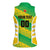 Custom French Guiana Football Women Sleeveless Polo Shirt Go Les Yana Dokos - Wonder Print Shop