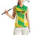 Custom French Guiana Football Women Sleeveless Polo Shirt Go Les Yana Dokos - Wonder Print Shop