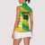 Custom French Guiana Football Women Sleeveless Polo Shirt Go Les Yana Dokos - Wonder Print Shop