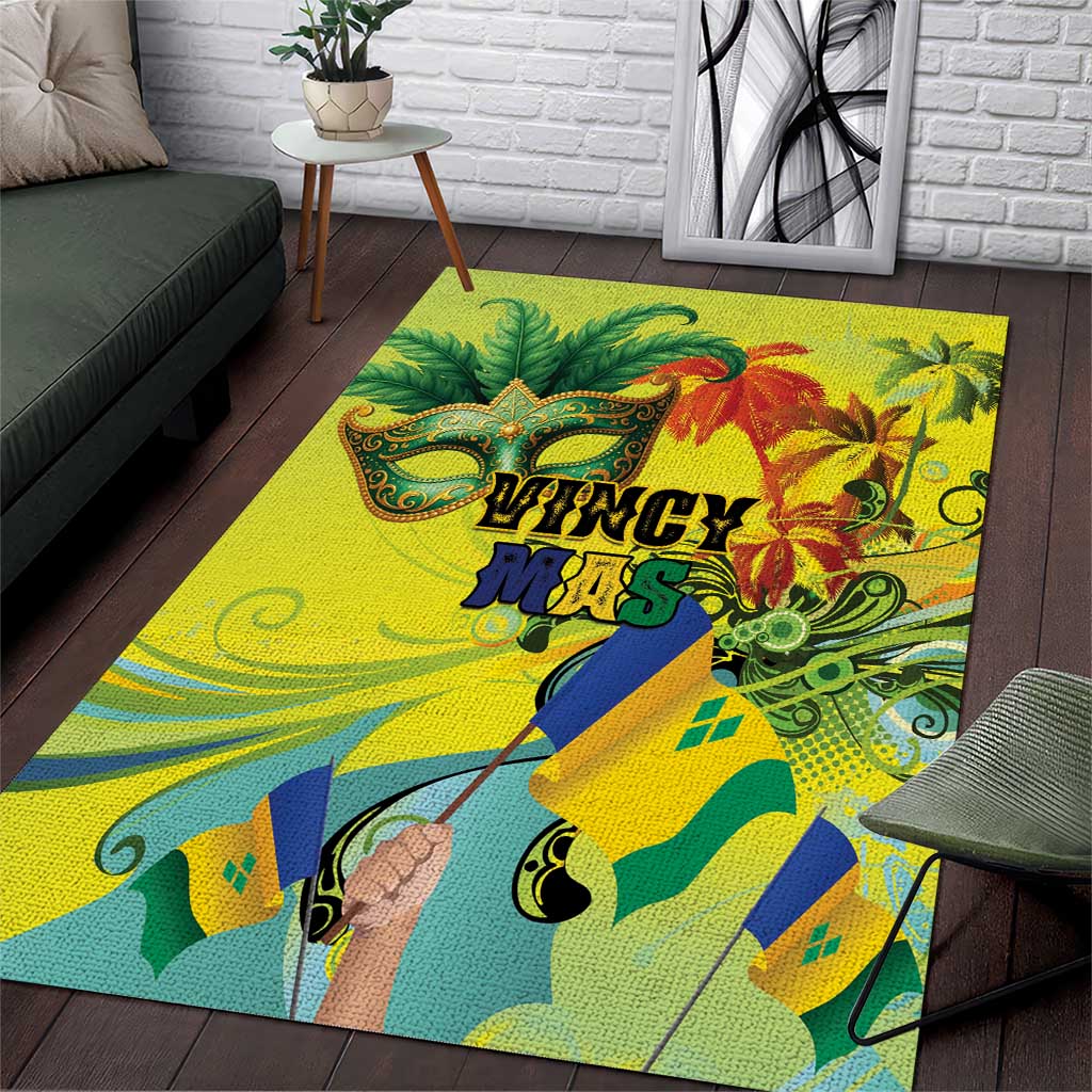Vincy Mas Area Rug The Caribbean Hottest Carnival - Wonder Print Shop