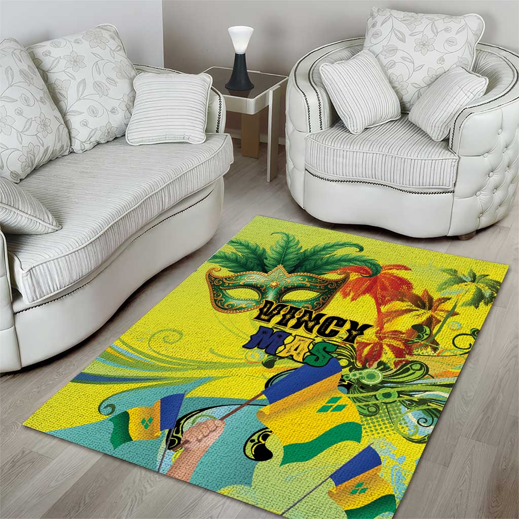 Vincy Mas Area Rug The Caribbean Hottest Carnival - Wonder Print Shop