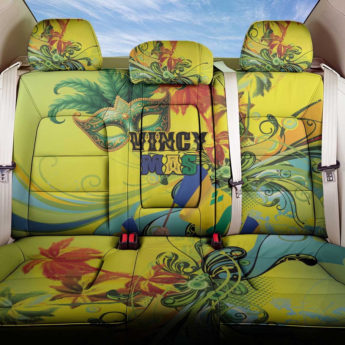 Vincy Mas Back Car Seat Cover The Caribbean Hottest Carnival - Wonder Print Shop