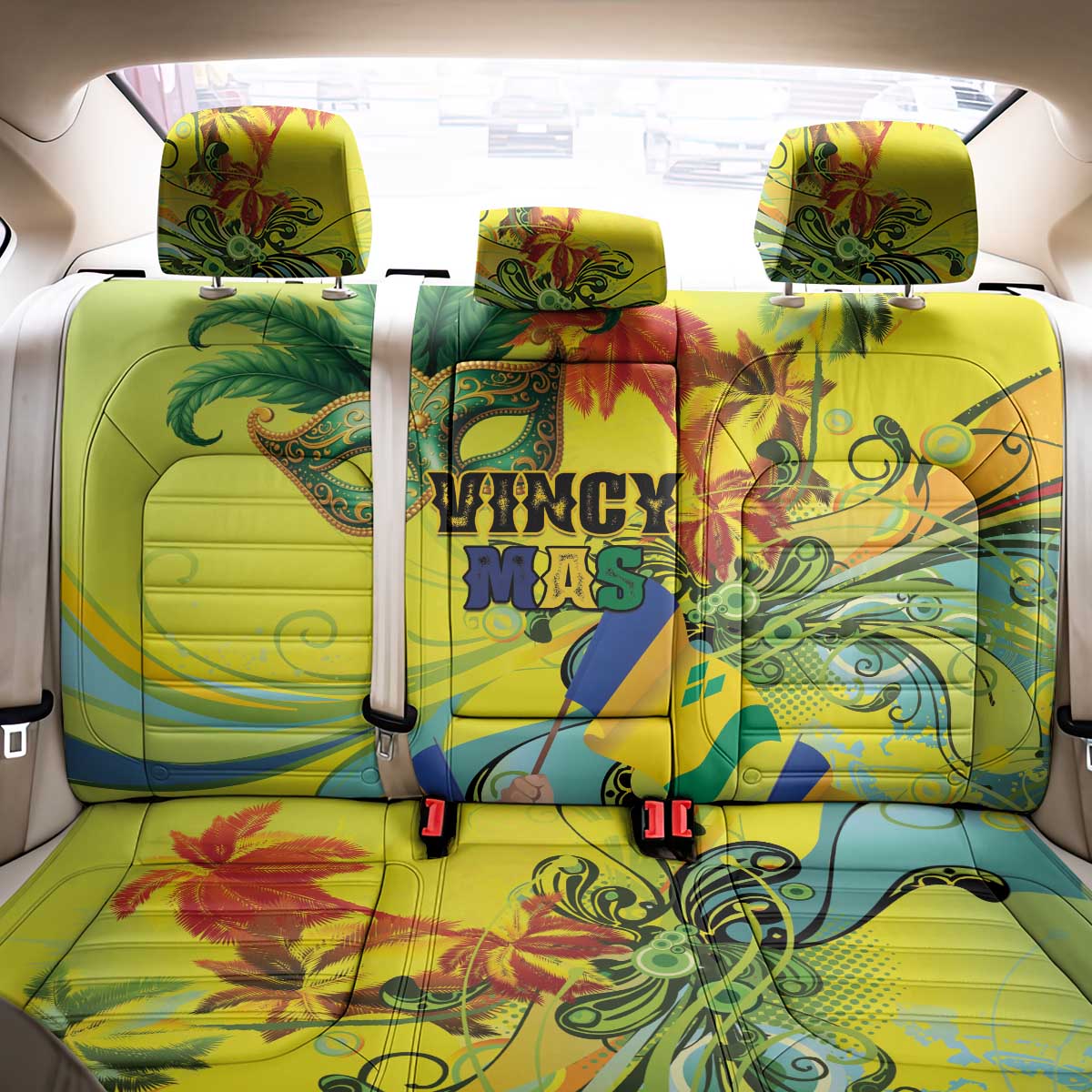 Vincy Mas Back Car Seat Cover The Caribbean Hottest Carnival - Wonder Print Shop